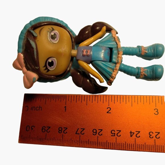 Nickelodeon Little Charmers Lavender Mini Doll Figure Di stressed Shabby toy - Picture 5 of 8